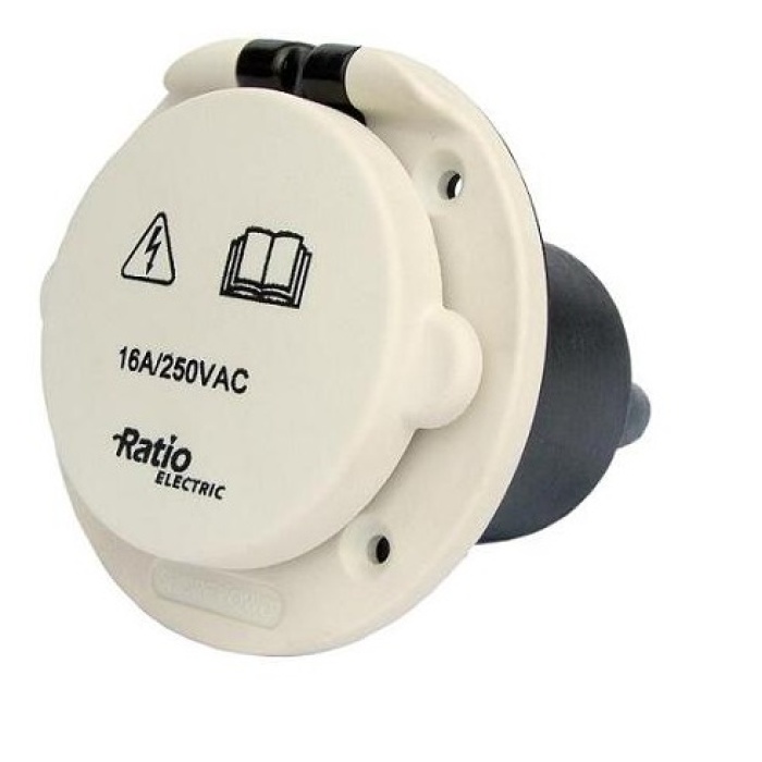 ΠΡΙΖΑ ΥΠΟΔΟΧΗΣ ΡΕΥΜΑΤΟΣ 16amp POLYAMIDE - Image 1